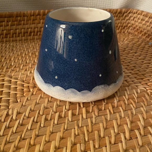 Home Interior Candle Shade with Glittery Snowman - Picture 2 of 4